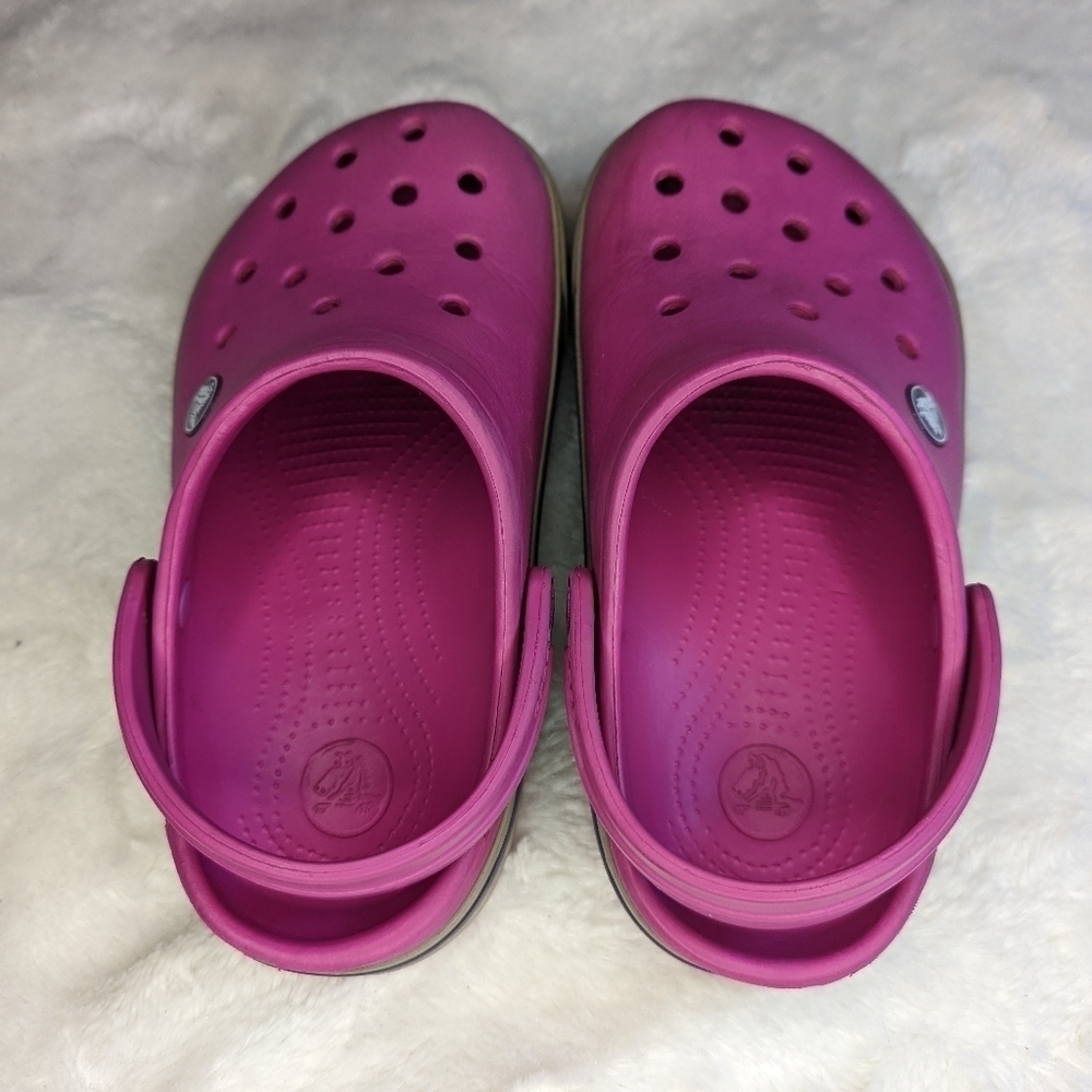 Crocs║Pink Clogs║Size 2 - Picture 3 of 4